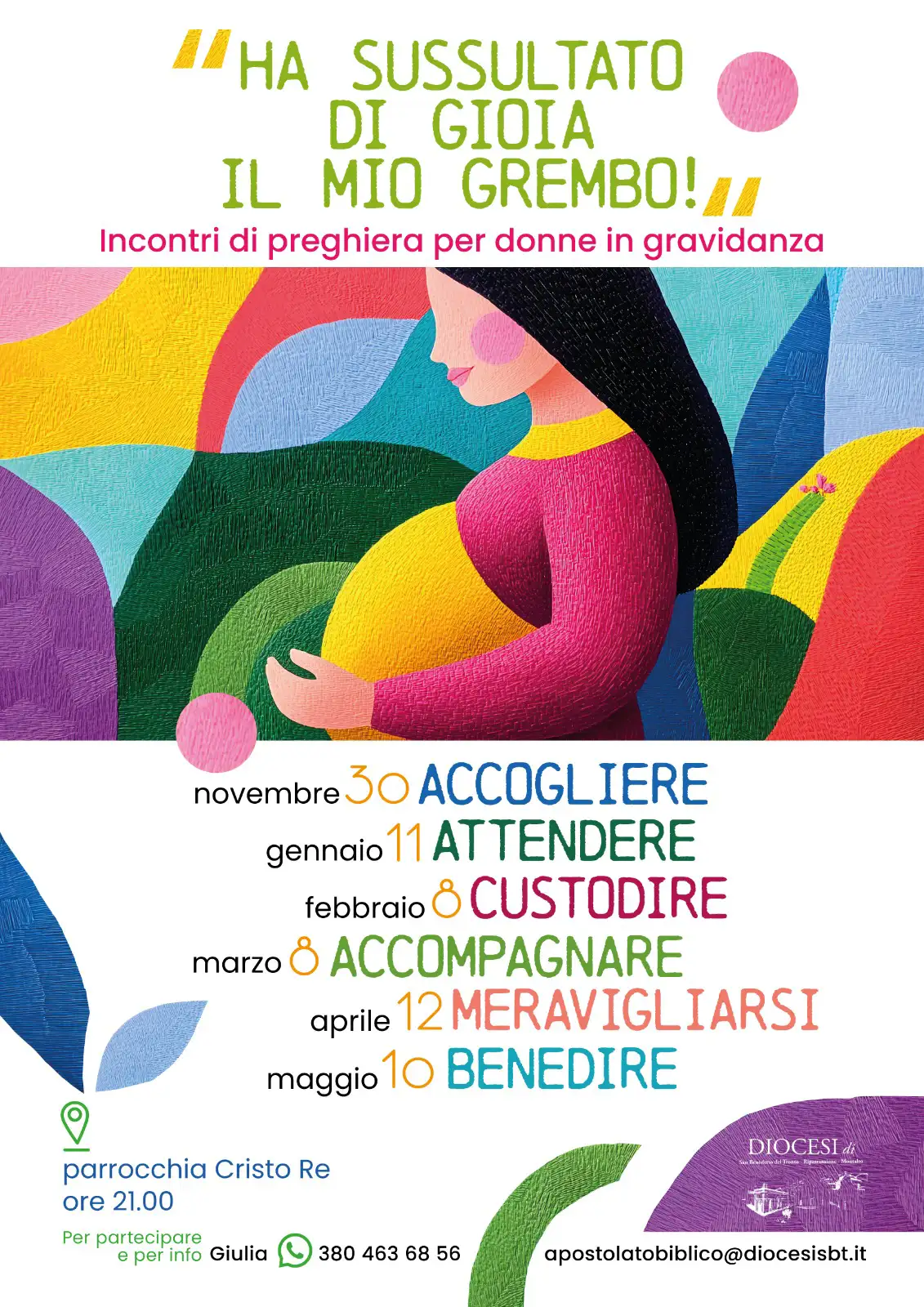 Ha sussultato di gioia il mio grembo